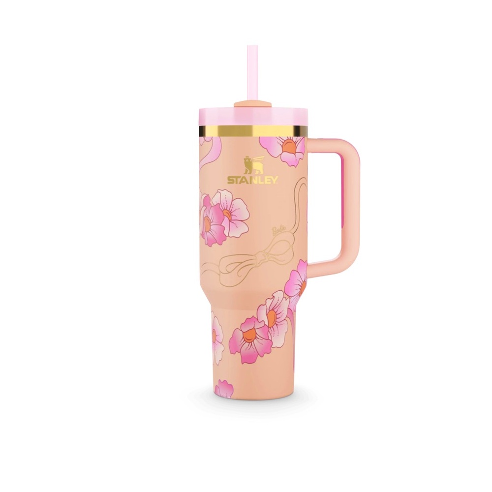 NIB (sold out online!) Barbie “Just Peachy” 40 oz Stanley Quencher